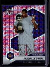 2020-21 Panini Mosaic Shaquille O'Neal Camo Pink Finals MVP #300 Lakers