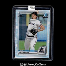 2020 Bowman Draft #BD-112 Zach McCambley Chrome Refractor