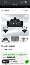 Pimax Crystal Light QLED VR Headset  – High-Resolution PCVR