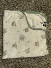 HTF Star Wars Baby Yoda Grogu Mandalorian Stars Baby Blanket