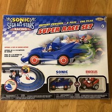 Sonic The Hedgehog Sega All-Stars Super Racing Slot Car Set Sonic vs Knuckles