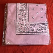 Pink Bandana Lot Of Six 22x22 New