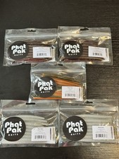 Lot Of 5 Phat Pak Baits Phat Bat 5” Senko Stick Worms Salted & Scented See Desc