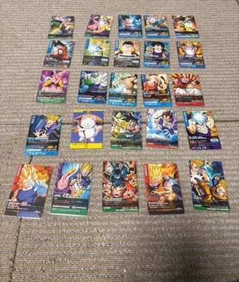 Dragon Ball Data Carddass Set 25PCS Japanese vintage collectible used