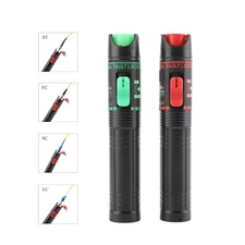 Visual Fault Locator Green Light VFL Fiber Optic Test Tool Kit 30km with Adapter