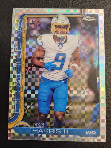 Tre Harris III #338 2025 Topps Chrome card