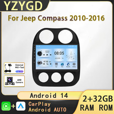 Android For Jeep Compass 2010-2016 Car Carplay Radio Stereo GPS Multimedia Video