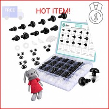 662Pcs Safety Eyes and Noses for Amigurumi, Junreox Preimum 5-14mm Safety Eyes f