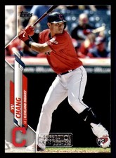 2020 Topps Celebration of the Decades Parallel #590 Yu Chang RC - Cleveland Indi