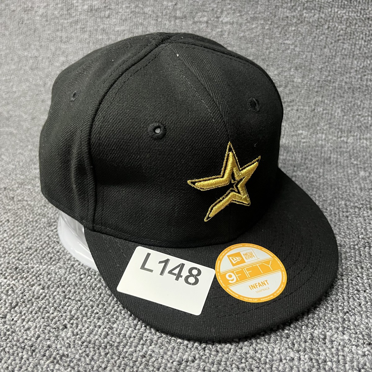 New Era 9FIFTY Infant Dallas Cowboys Black Gold Star Logo Snapback Hat Cap Kids