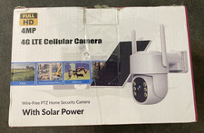 4g Lte Cellular Security Camera With Solar Power CQ40