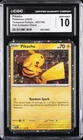 2024 POKEMON TEMPORAL FORCES FALL COLLECTOR CHEST PIKACHU CGC 10 GEM MINT