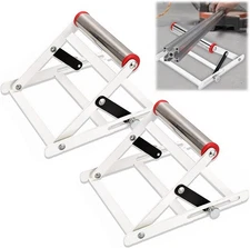 Adjustable Cutting Machine Support Frame Fold Roller Stand Scroll Saw Stand Base