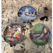 Disney Princess 1st Issue Plate Set - Cinderella, Sleeping Beauty, Snow White