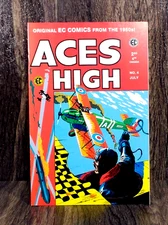 1999 EC Comics #4 Aces High 1955 Reprint George Evans Cover Art Gemstone Horror
