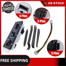 HVAC A/C & Heater Control w/ Blower Motor Switch 55037473AB For Jeep Wrangler TJ