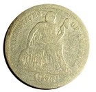1873 Seated Liberty Dime (AG) #493