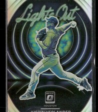 2021 Donruss Optic #LO10 Justin Verlander Lights Out Holo