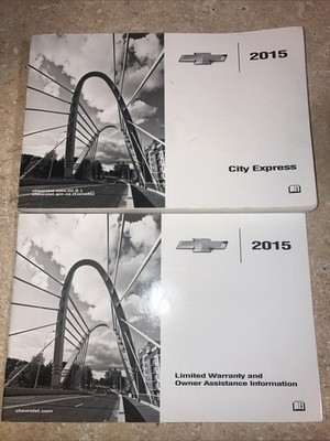 PRINTED BOOK 2015 Chevy Express Van Owner's Owners User Manual Guide