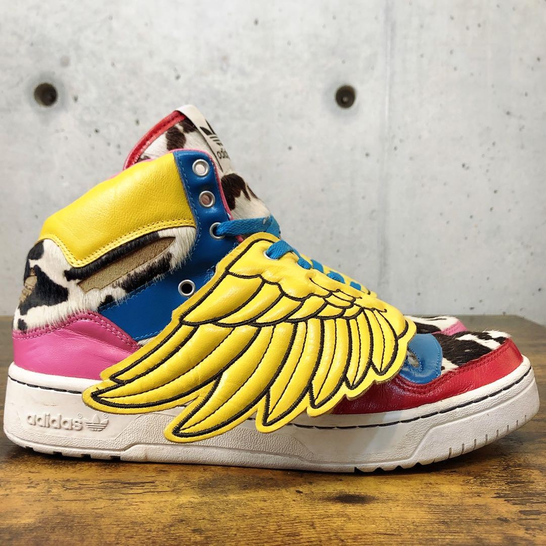 Size 9.5 - adidas Jeremy Scott X 2Ne1 White for sale online