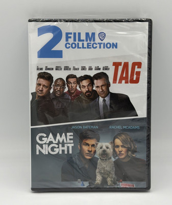 Tag/Game Night (DVD) Double Feature Movie Collection (New Sealed)