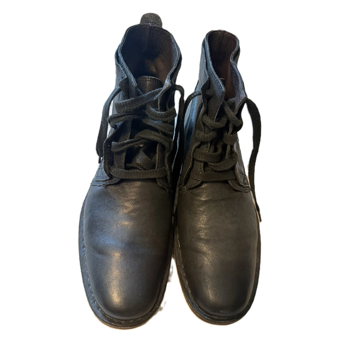 John Varvatos Black Lace Up Boots for Men for Sale | Shop  display picture 2