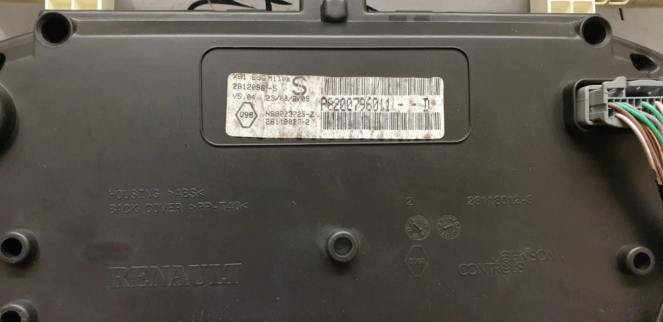 RENAULT KANGOO 2008-2012 RHD SPEEDOMETER INSTRUMENT CLUSTER CLOCKS P8200796011 - Image 4 of 4