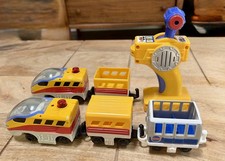 Fisher Price Geotrax Grand Central Station Train Working Remote Non Working Cars