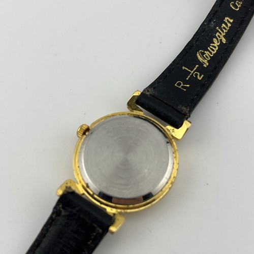 Vintage Disney Mickey Mouse Uhr Damen 24mm Goldgehäuse 6,5" Band - neue Batterie - Bild 8 von 9