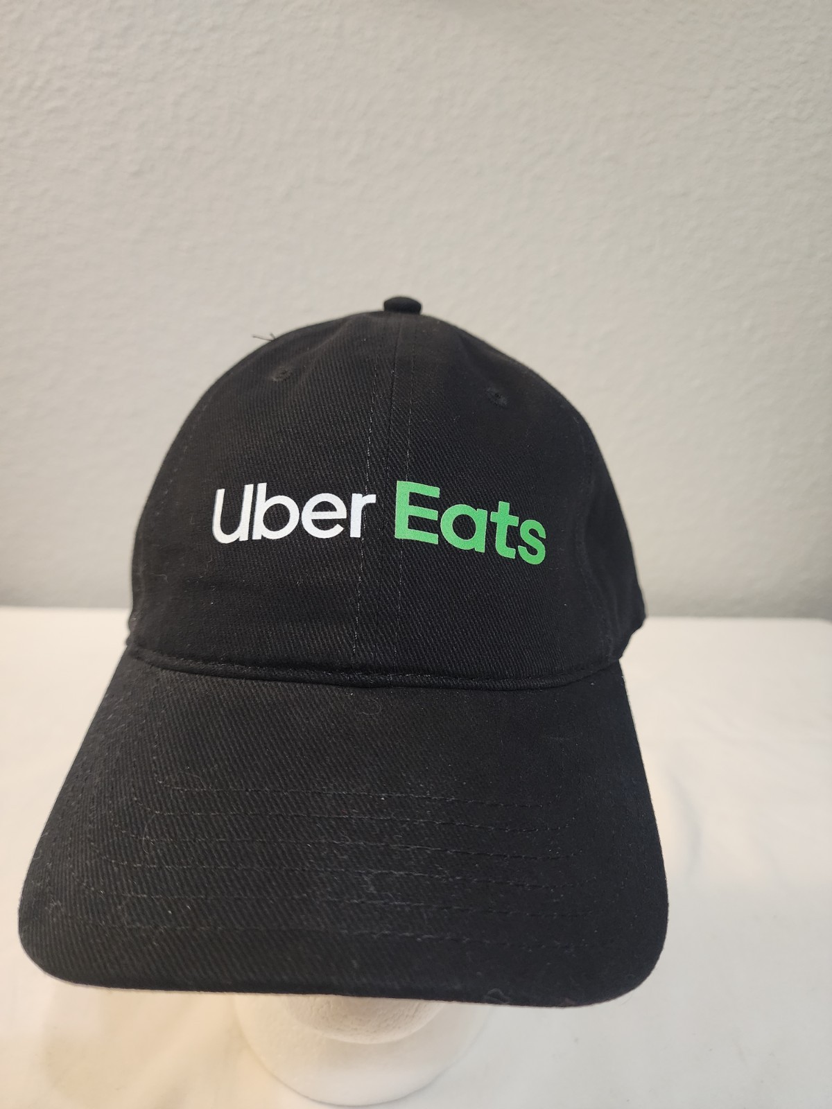 Uber Eats Logo Hat Baseball Cap Casual Black Stra… - image 1