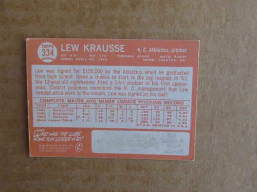 1964 TOPPS BASEBALL CARDS #276-587 COMPLETE YOUR SET PICK CHOOSE UPDATED 10/23 - Picture 103 of 481