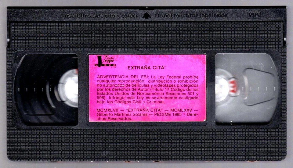 STRANGE APPOINTMENT (1947) *Mexican Mystery-Thriller* VHS Isela Vega Video RARE! - Image 3 of 3