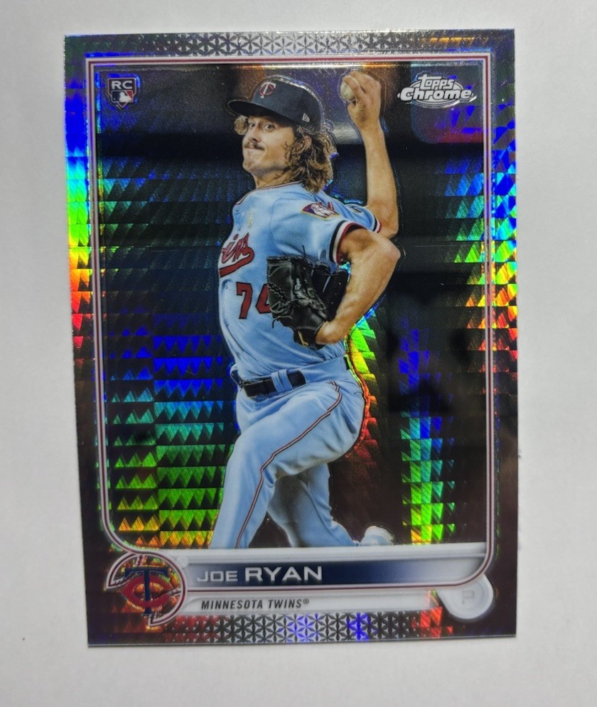 2022 Topps Chrome - Prism Refractor #48 Joe Ryan (RC)