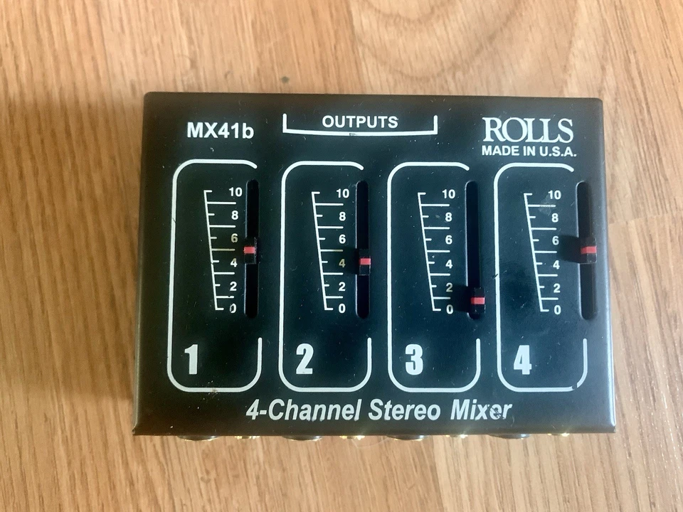 Rolls MX41b 4 Channel Passive Stereo Mixer - Image 4 of 4