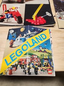 Lego Space Rocket Base 483 + 6927 + 462 + Technics Instruction Booklets Only Lot