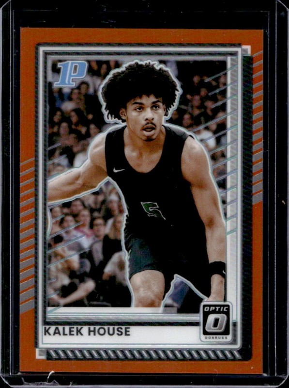 2025-26 Panini Donruss Kalek House Optic Orange Rookie RC #/175