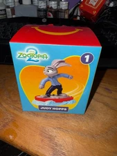 McDonald’s 2025 Zootopia 2 Happy Meal Kids Toy “Judy Hopps” #1 Figure In Box