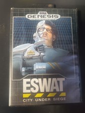 ESWAT: City Under Siege (Sega Genesis, 1990) W/ manual [ MISSING FRONT PAGE]