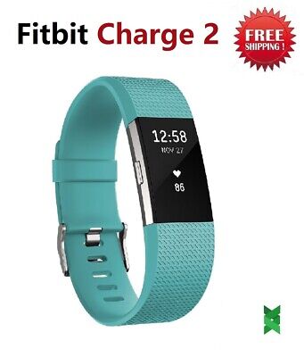 2 ONN Activity Tracker Silicone Cover for Fitbit Charge HR Teal Ship for sale online