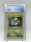 Pokemon Bulbasaur Base Set Unlimited - 44/102 NM Graded CGC 8.5