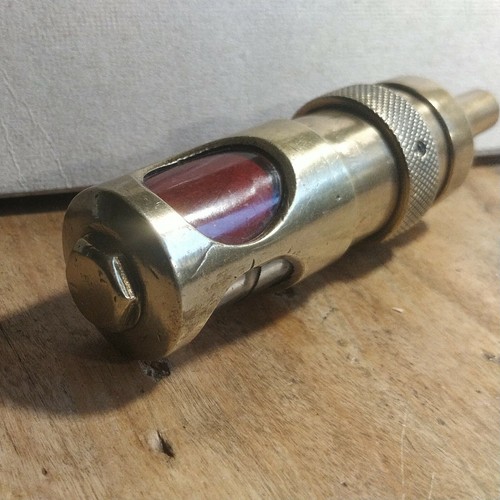 2.1 Cockpit Lampe Tachobeleuchtung Rot Dashboard Boot boat EX Brass Messing. - Picture 2 of 11