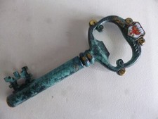 Korkenzieher in Schlüsselform Tirol aus Bronze / Messing mit Patina (2)