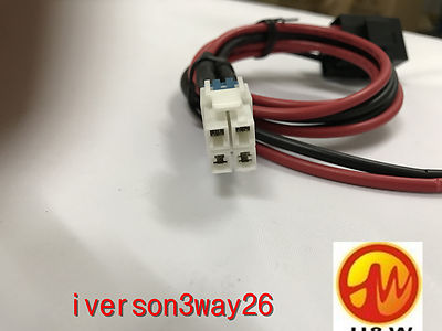 30A 2M Fuse Short Wave Power Supply Cord Cable For ICOM IC-7000