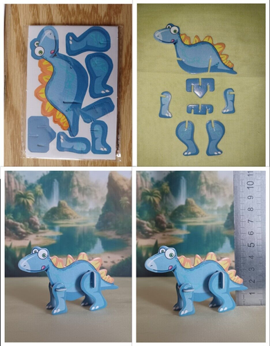 8 Mini 3D Dinosaurier Puzzle, Hochzeit, Party Tasche Füller - Bild 10 von 11