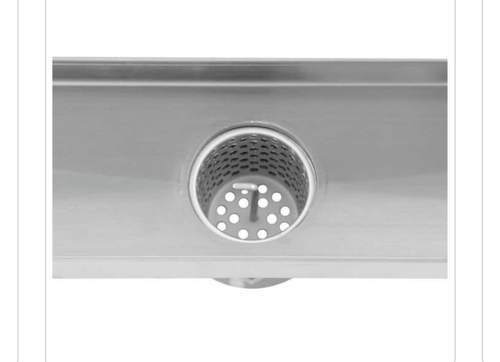 24,28,32,36" Linear Shower Drain Square Hole Pattern Bathroom 304 Stainless Stee - Picture 46 of 51