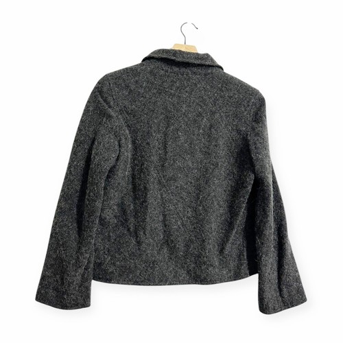 Vintage Nina Ricci Gray Wool Blend Jacket, Size 42 FR - Picture 2 of 14