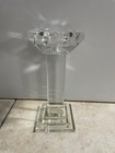 Ricci Crystal Pillar Candleholder. New in Box. — photo 2