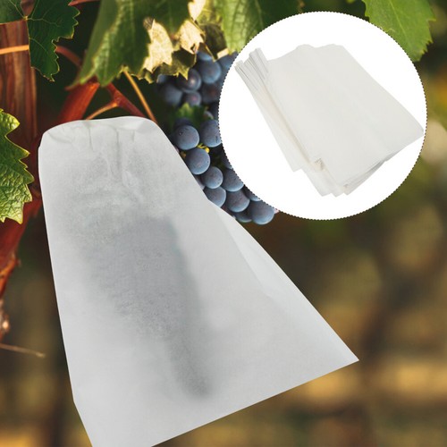 100pcs Grape Paper Protection Grow Bags Mothproof Waterproof Bags Nursery Bag - Bild 2 von 12