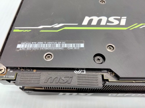 MSI Nvidia GeForce RTX 2080 TI Ventus GP 11GBb Gaming Card - Picture 5 of 5