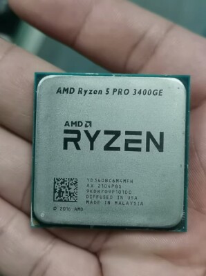 AMD Ryzen R5 PRO 3400GE AM4 CPU Processor 3.3-4.0 GHz 4 CORE 8Thr 35W Desktop